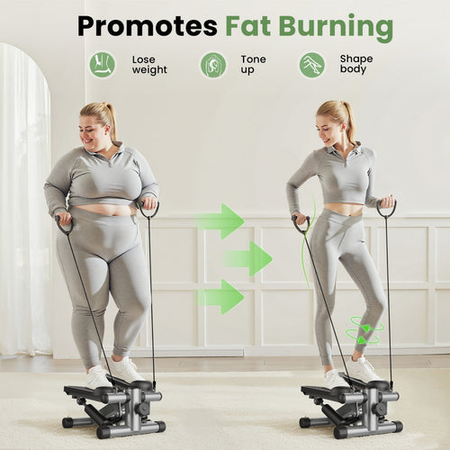 Mini Stepper With Resistance Band