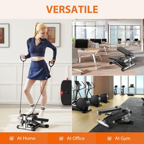 Mini Stepper With Resistance Band