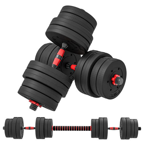30kg 2 IN 1 Adjustable Dumbbells Weight Set